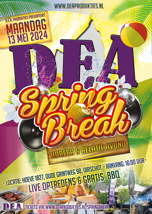 Flyer D.E.A. Springbreak 2024